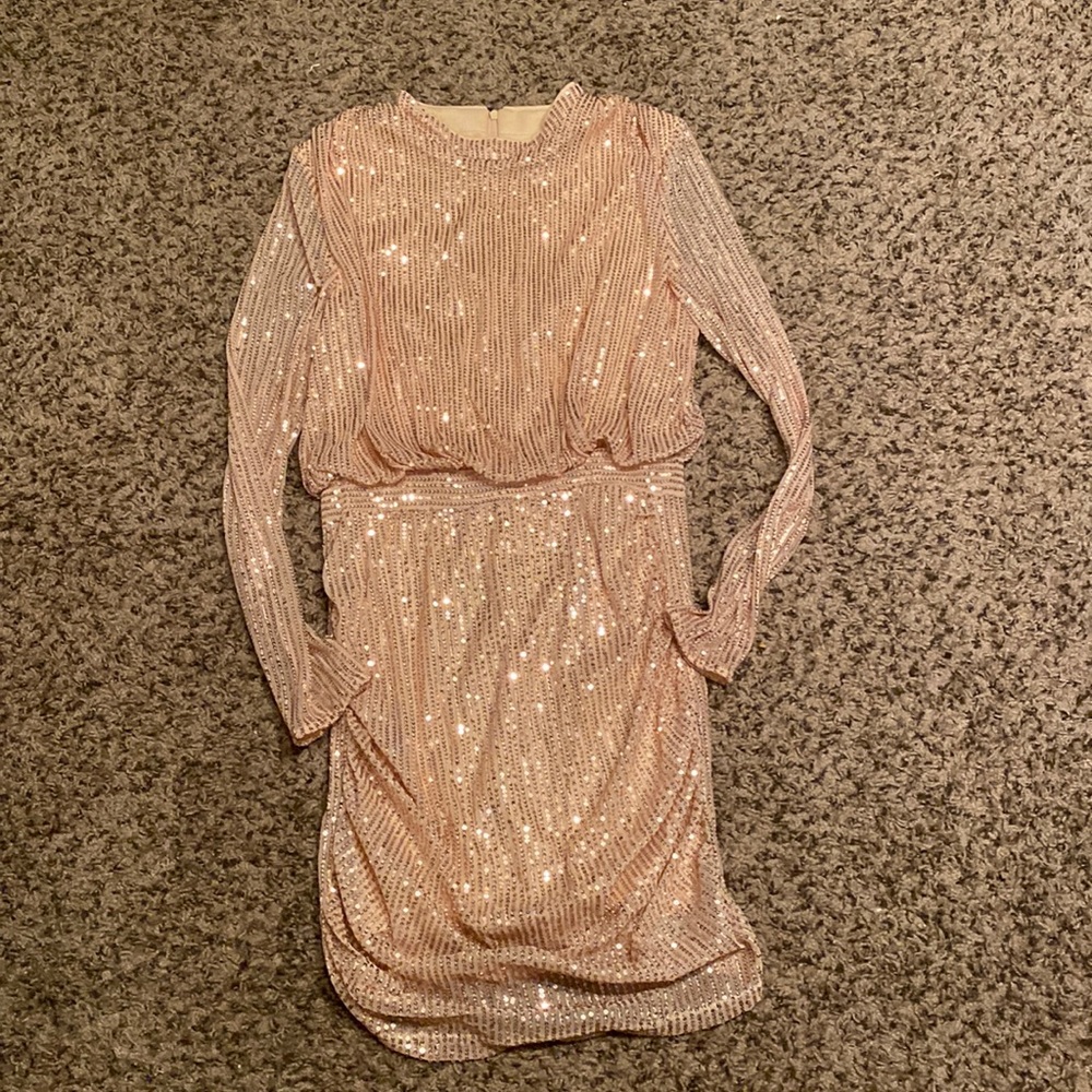Champagne Shimmer Dress